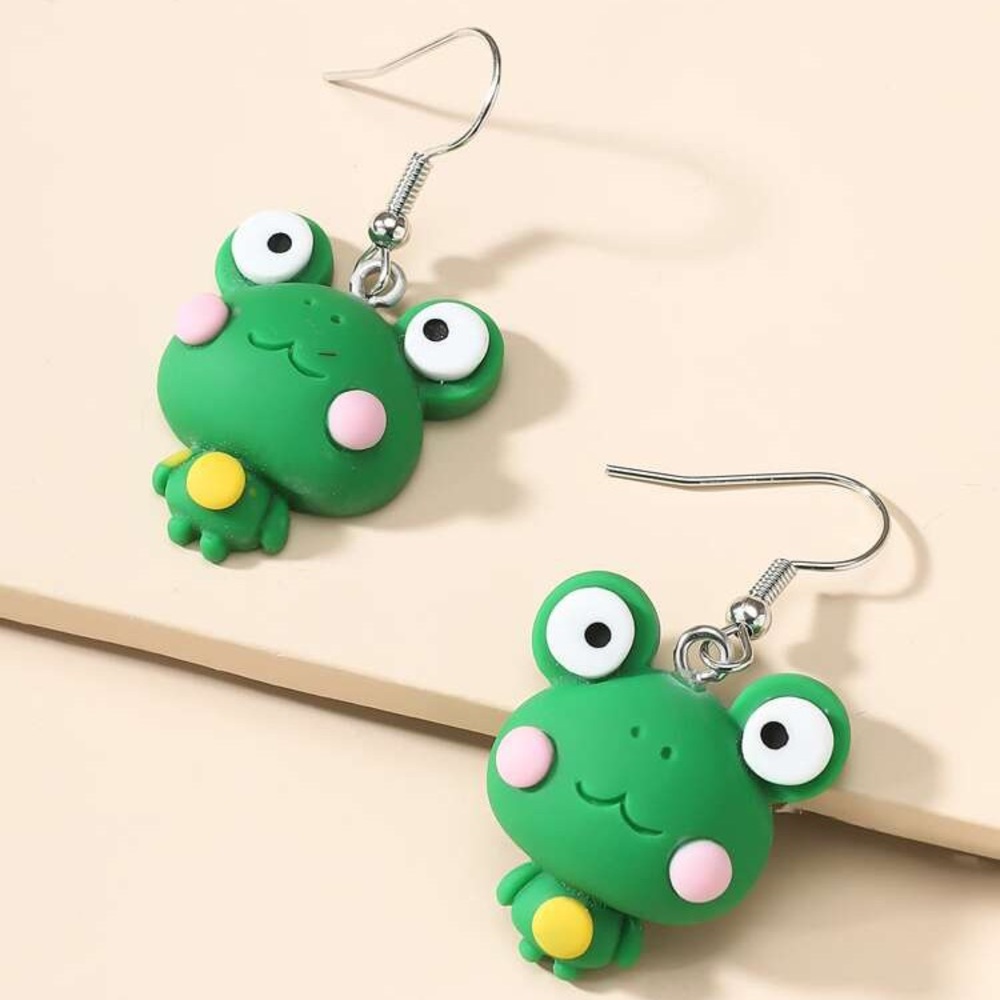 Frog Earrings - Picture 2 of 3